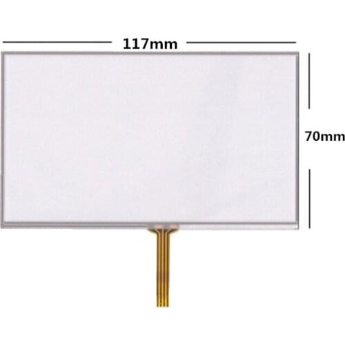 5 inch Resistance screen 117*70 117mm*70mm HSD050IDW1 handwritten navigation GPS MP5 MP4 vx580 580r touch screen panel