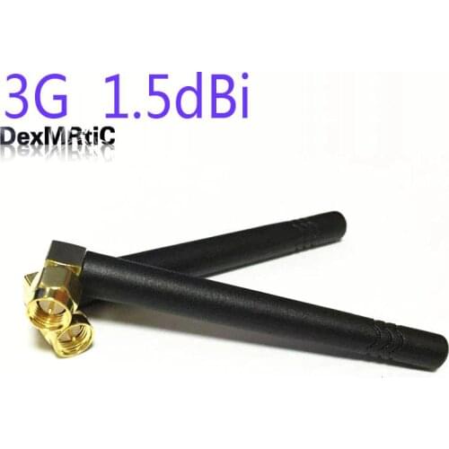5pcs/lot 3G Antennas 1.5dBi 850/900/1800/1900/2100MHZ UMTS 3G Antennas Size L 75 mm D 9mm