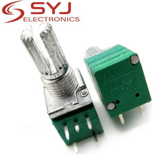 5pcs/lot RV097NS 1K 5K 10K 20K 50K 100K 500K with a switch audio 5pin shaft 15mm amplifier sealing potentiometer In Stock