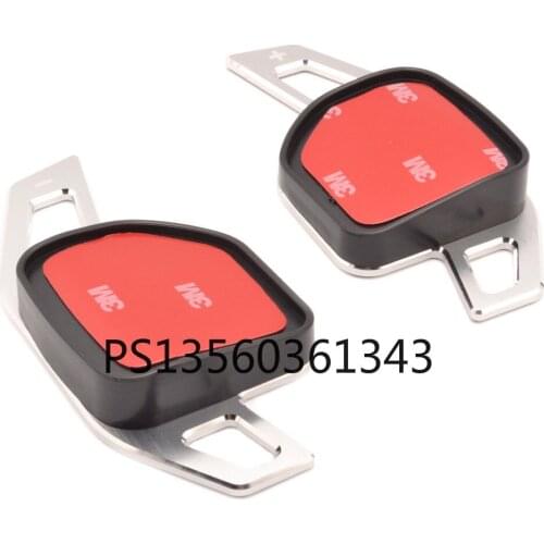 Steering Wheel Aluminum Shift Gear Paddle For 2013+ AUDI A4 A5 Q5 Q7 SLI Silver