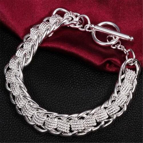 925 Sterling Silver colorLink Chain Bracelet Cute Girls Charm Cubic Zirconia Micro Pave CZ Crystal Bracelet Jewelry S035