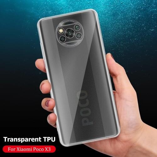 For Xiaomi Mi 10T Lite Mi 10 5G Poco x3 x2 Mi Note 10 Pro 5G Case Soft TPU Phone Case For Xiaomi Mi 10 T Pro pocox3 Cover