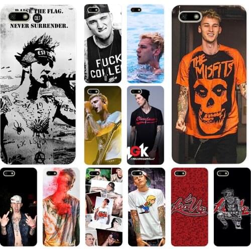 122H Mgk Machine Gun Kelly Lace Up Soft Silicone Tpu Cover Case for huawei Honor 7a pro 7x play case