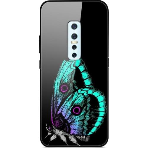For VIVO V17 Pro Phone Case Tempered Glass Case Phone Cover Fitness Back Bumper Series 3
