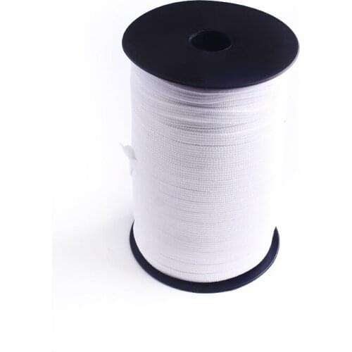 White Elastic Bands 3/6mm Polyester Elastic Bands for Clothes DIY High Elastic Bands Sewing Garment Fabric Accessories Wholesale