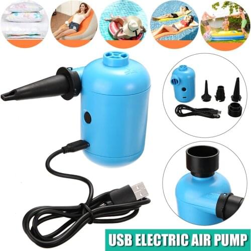 USB Powered Electric Air Pump Portable Air Mattress Pumps For Inflatables Air Bed Mattress Pool Boat Outdoor Inflatables Pumps