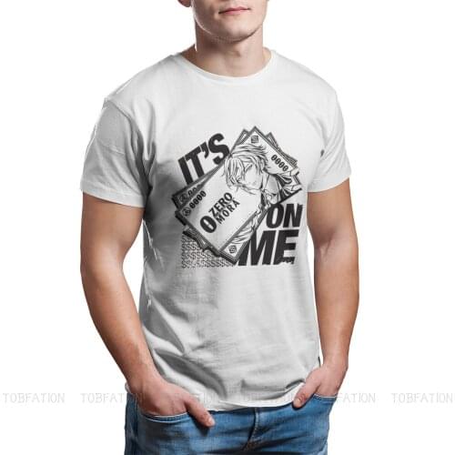 Genshin Impact Game Paimon Teyvat Venti Childe TShirt for Men Zhongli Its On Me Humor Casual Sweatshirts Novelty Trendy Fluffy