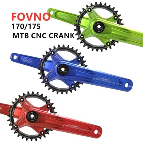 FOVNO mountain bike integrated hollow crankset CNC crank 104bcd direct loading disc GXP crank xx1 positive and negative teeth