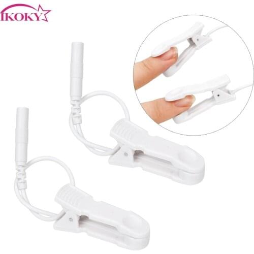IKOKY Electric Shock Attachment Medical Sex Toys Nipple Clip Clitoris Clip Stimulate Breast Massager Sex Toys For Women