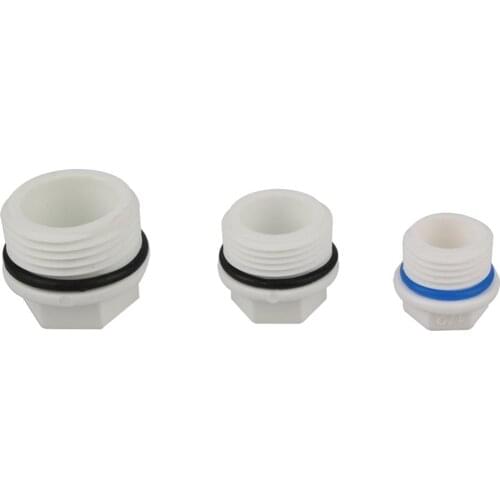 1/2'' 3/4'' 1" Male Thread End Plug With Seal Ring PC Plastic External thread End Caps Plumbing Pipe Fittings 1 Pc