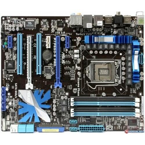 Asus P7P55 LX Motherboard Intel P55 LGA1156 Core i7/Core i5 DDR3 16GB Original Desktop Used Mainbaord kit
