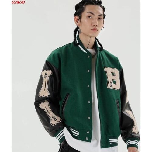 Neutral Coats Jackets 2021 Summer New Harajuku Hip Hop style Baseball Uniforms women Fashion Stitching Jacket Casual Loose Tops