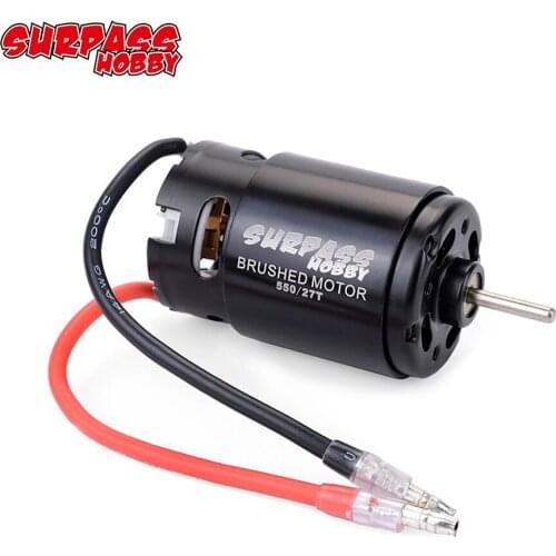New Arrival SURPASS HOBBY 550 Brushed Motor 12T 21T 27T 35T Motor for HSP HPI Kyosho TRAXXAS Wltoys 1/10 RC Car