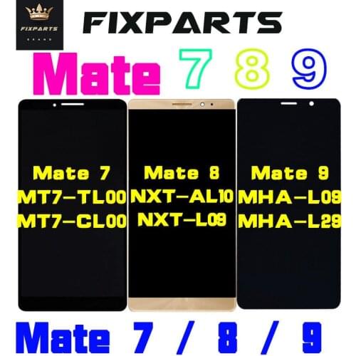 ORIGINAL 5.9'' 1920x1080 Display for HUAWEI Mate 7 8 9 LCD Touch Screen Digitizer LCD for HUAWEI Mate7 Mate8 Mate9 Replacement