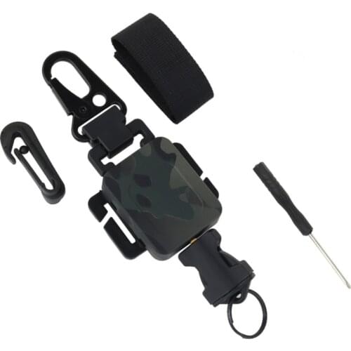 Portable Multifunctional Retractable Buckle Anti-lost Telescopic Buckle Outdoor Tools Retractable Spring Rope