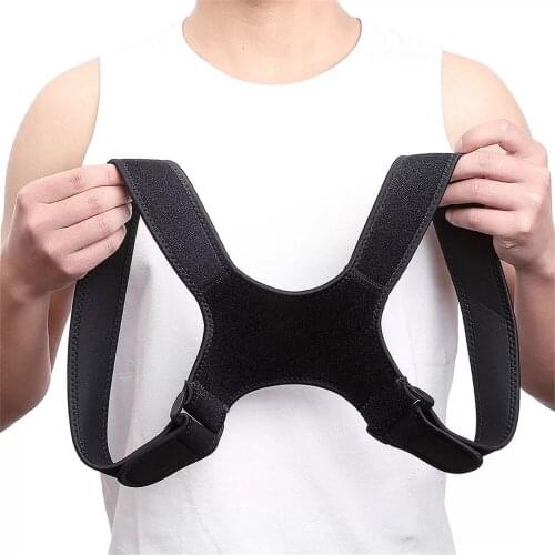 Adjustable Back Posture Corrector Clavicle Spine Back Shoulder Lumbar Brace Support Belt Posture Correction Unisex