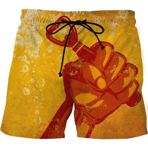 New breathable 3D printed casual beach shorts Men Fitness Corkscrew Graphic Shorts Summer sports shorts Fashion big beach pants