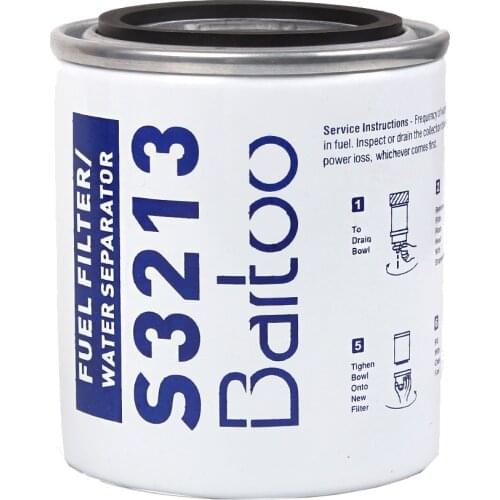 Fuel Water Separator Universal Replacement White Boat Oil Filter Element S3213 for Boat Accessories RS-OFI055