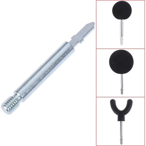 75mm Stainless Steel Percussion Massage Tip Extension Rod Massager Bit Tip Set New