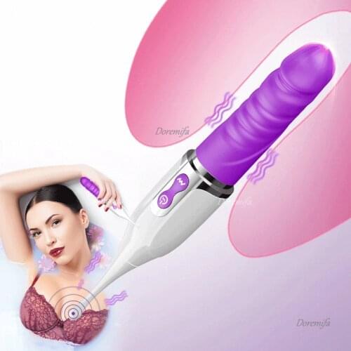 Vibrator Double Head High Frequency G-Spot Stimulation Clitoral Massage Stick Dildo Female Masturbation Device Pussy Sex Toys