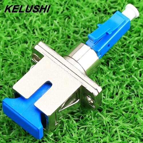 KELUSHI Fiber Adapter SC/UPC(Female) To LC/UPC(Male) Single Mode Fiber Style SM-9/125 SC-LC Hybrid Adapter Connecter