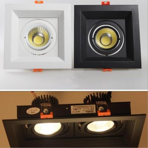 1Pcs 10W 20W 30W 110V 220V LED DIMMABLE Ceiling Downlight Recessed LED Wall lamp Spot light With LED Driver For Home Lighting