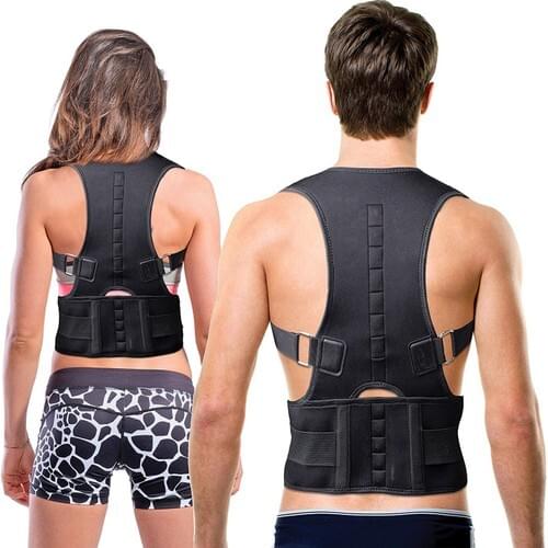 Ankaflex Female Male Right Durus Belt Waist Back Shoulder Belt-Black