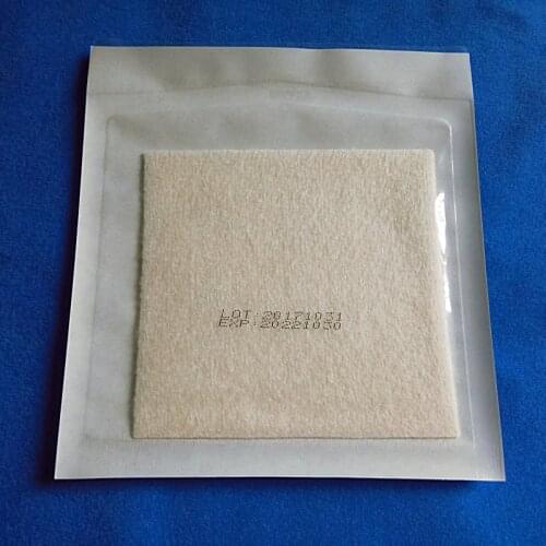 1pcs 10*10cm outlet sea bath calcium alginate dressing paste medical wound quick healing ulceration sore nursing application ble