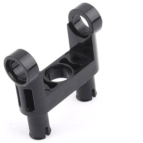 10PCS 48496 Connector Smooth Double with 2 Pins Building Block Bricks Accessories Assembly Parts MOC DIY Education Build Toys