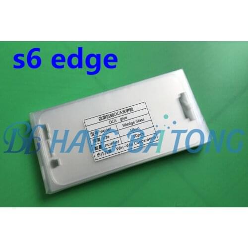 100pcs Original 125um OCA Optical Adhesive Clear OCA Glue for Samsung Galaxy S6 edge G925 G925F LCD Touch Glass Lens Film