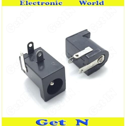 200pcs DC-005 5.5*2.1mm DC Power Connector 2.1mm DIP 3Pins AC DC Power Scoket Power Jacks