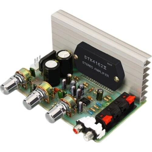 77UA STK4102/4122/4112/4132/4182 2x50W AC Dual 15V-18V STK Thick Film Series Stereo Amplifier Board
