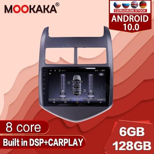 Android 10.0 128G For Chevrolet Aveo 2011-2015 Car Multimedia Player Radio GPS Navigation Auto Stereo Recorder Unit Audio