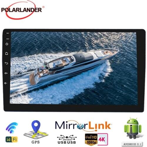 Autoradio 2 Din Car Radio 10" MP5 Player for Android 9.1 Multi-media WIFI GPS Navi Mirrorlink Tape Recorder Car Audio Bluetooth