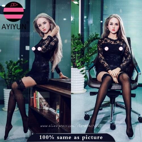 AYIYUN Silicone Sex Doll with Implanted Hair and Skeleton Real Breast Ass Pussy Lifelike Sexy Products for Man Japanese Sex Doll