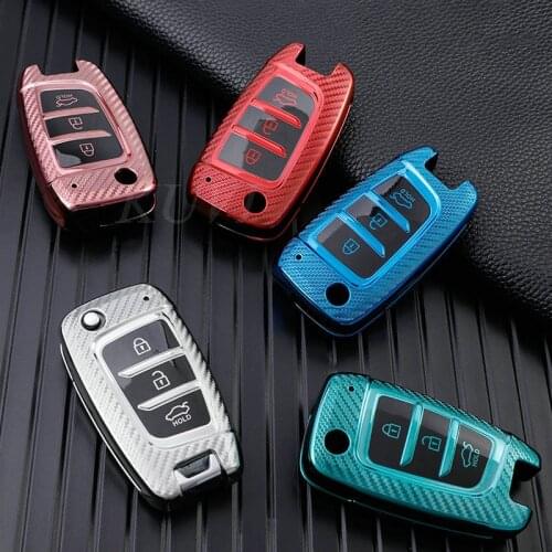 TPU Car Remote Key Case Cover Shell Fob For Hyundai Elantra Solaris i35 i40 Sonata Santa Fe Verna Tucson Genesis Accessories