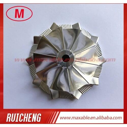 CT26 50.39/67.00mm 10+0 blades high performance turbocharger billet/milling/aluminum 2618 compressor wheel