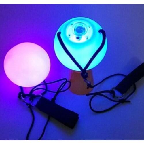 Colorful RGB LED Bulb Stage Light Party Lamp Disco Color Change POI Thrown Balls Professional Belly Dance SN427