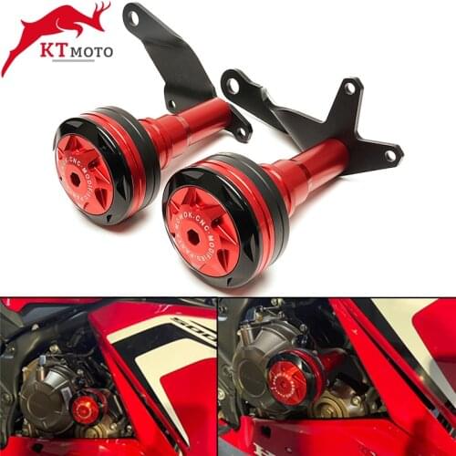 For HONDA CBR500R CBR 500R 2017-2021 2020 Motorcycle CNC Falling Protection Frame Slider Fairing Guard Crash Pad Protector