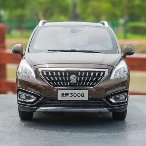 1/18 Alloy Die-casting Simulation Car Model Original Dongfeng Peugeot New 3008 Adult Collection Toys for Children Family Display