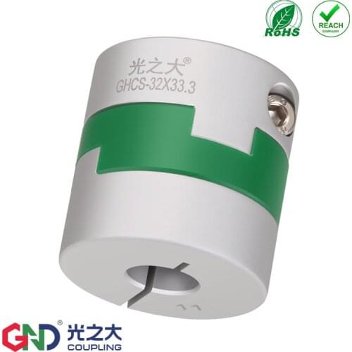 GND shaft coupling GHCS D25 L27.2 for stepper motor aluminum oldham shorter type clamp shaft coupling