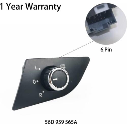 Rearview mirror adjustment switch for VW SANTANA/VARIANT OE:34D959565A 34D 959 565A 34D 959 565 A