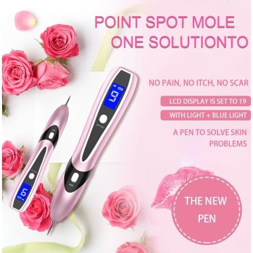 9 Levels Mole Removal Plasma Pen LCD Skin Dark Spot Remover Tattoo Removal Machine Facial Freckle Tag Wart Removal Beauty Care