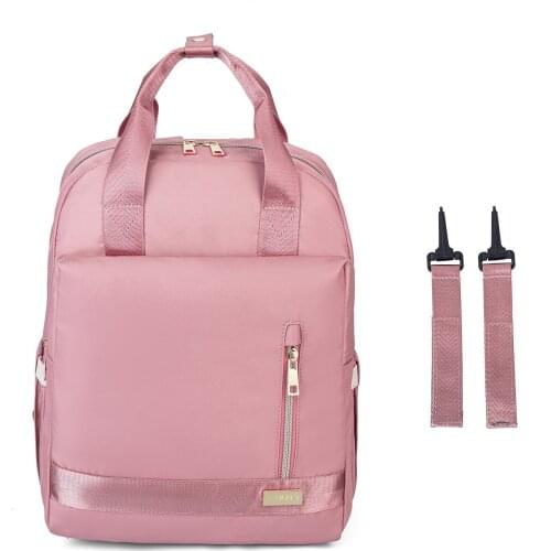 2021 New Lequeen Diaper Bag Backpack Large Capacity Baby Nappy Bags Mummy Outdoor Travel Waterproof Stroller Bag for Baby Care