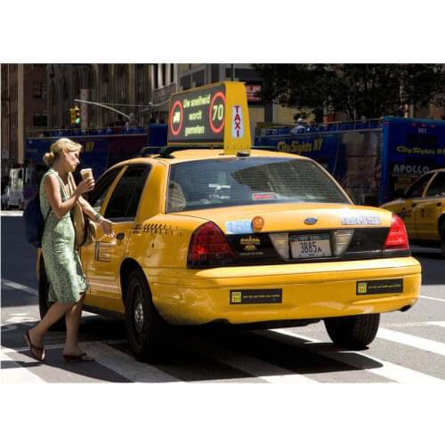 Taxi Panel Advertising Roof Top Led Sign For Pantallas Para Waterproof Outdoor Screen Display