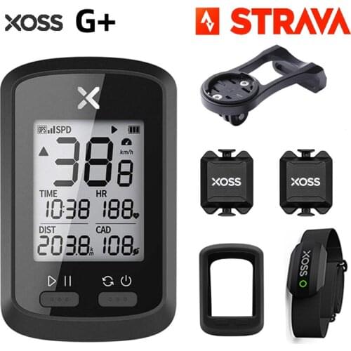XOSS Strava Bicycle Computer Ant+ Cadence Speed Sensor G+ Plus GPS Wireless Road Bike Odometer Speedometer MTB Cycling Stopwatch