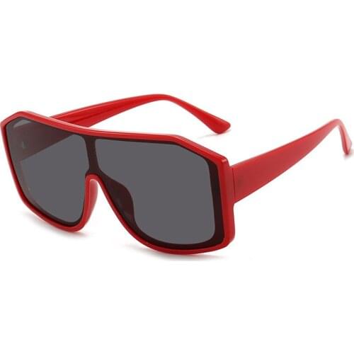 Big Frame Sunglasses Women Shades Eyewear Ladies Vintage Oversized Siamese Sun Glasses Female Glasses Woman Gafas de sol