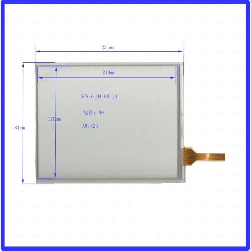 ZhiYuSun New XWT425 10.1 inch 8lines 231*184mm Touch Screen Touch Panel Glass Replacement XWT425 231*184