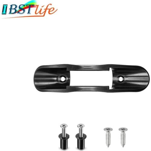 1PCS Black Plastic Marine Kayak Paddle Clip Holder Paddle Oars Keeper Canoe Boat Deck Mount Fishing Accessories With Screws