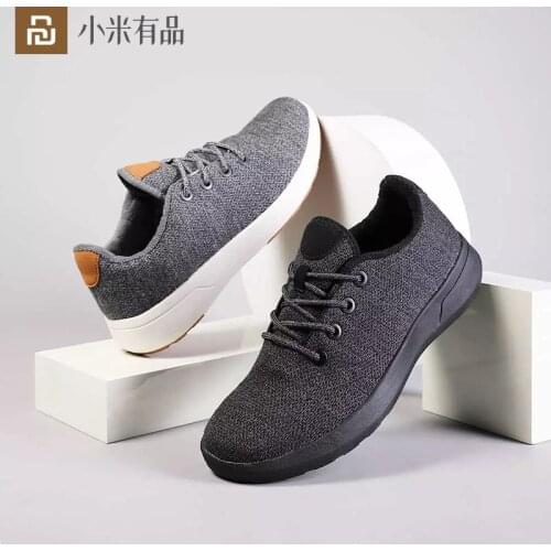 2021 Youpin Warm Sports Shoes Wool Snow Boots Waterproof Lightweight Knitted Stretch Mens Sneaker Winter Non-slip Casual Shoes